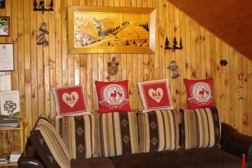 Gite oben in dem Haus des Besitzers in Haselbourg, Saarburg (Frankreich)