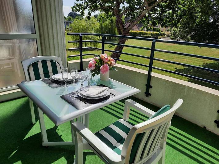 Gîte pour 2 personnes, avec piscine ainsi que jardin et vue à Saint-André-des-Eaux - 3