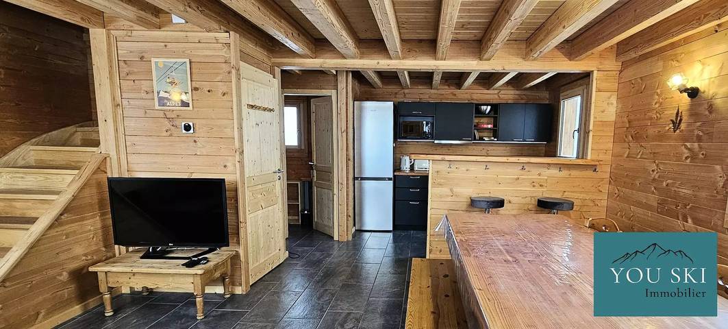 Chalet pour 7 personnes, avec vue et terrasse, animaux acceptés à Saint-Sorlin-d'Arves - 3