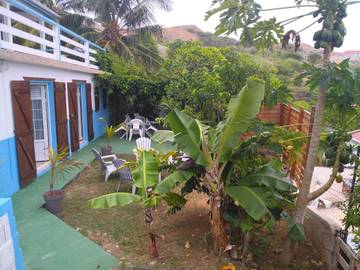 Gîte pour 2 personnes, avec balcon ainsi que vue et jardin à Terre-de-Haut