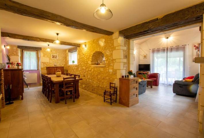 Location de vacances pour 4 personnes, avec jardin et terrasse à Saint-Amand-de-Vergt