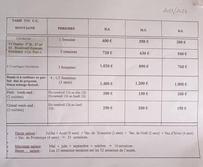 Gîte pour 4 personnes, avec vue et jardin à Andon - 2