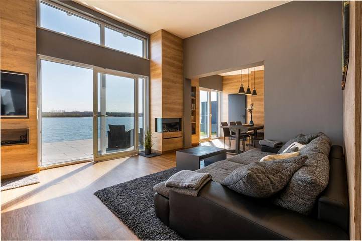 Ferienhaus für 6 Personen, mit Terrasse und Garten sowie Sauna und Seeblick in Löbnitz