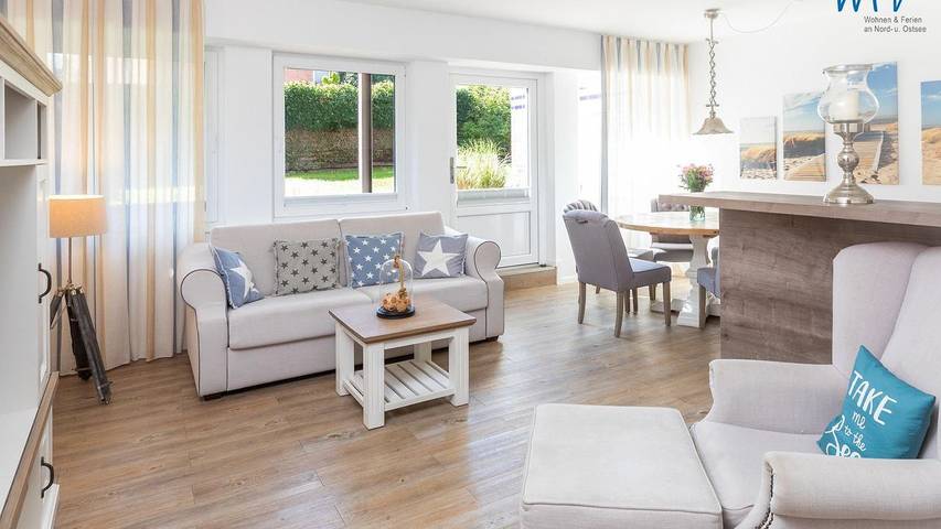 Ferienwohnung für 4 Personen, mit Garten auf Juist