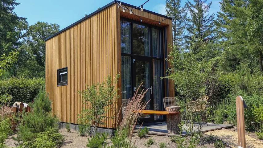 Ferienhaus für 3 Personen, mit Terrasse und Garten sowie Pool