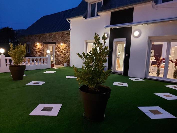Chambre d’hôte pour 2 personnes, avec vue ainsi que jardin et terrasse, animaux acceptés à Saint-Pair-sur-Mer - 3