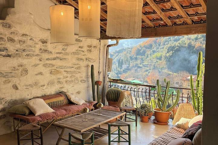 Maison de vacances pour 10 personnes, avec balcon à Rocchetta Nervina