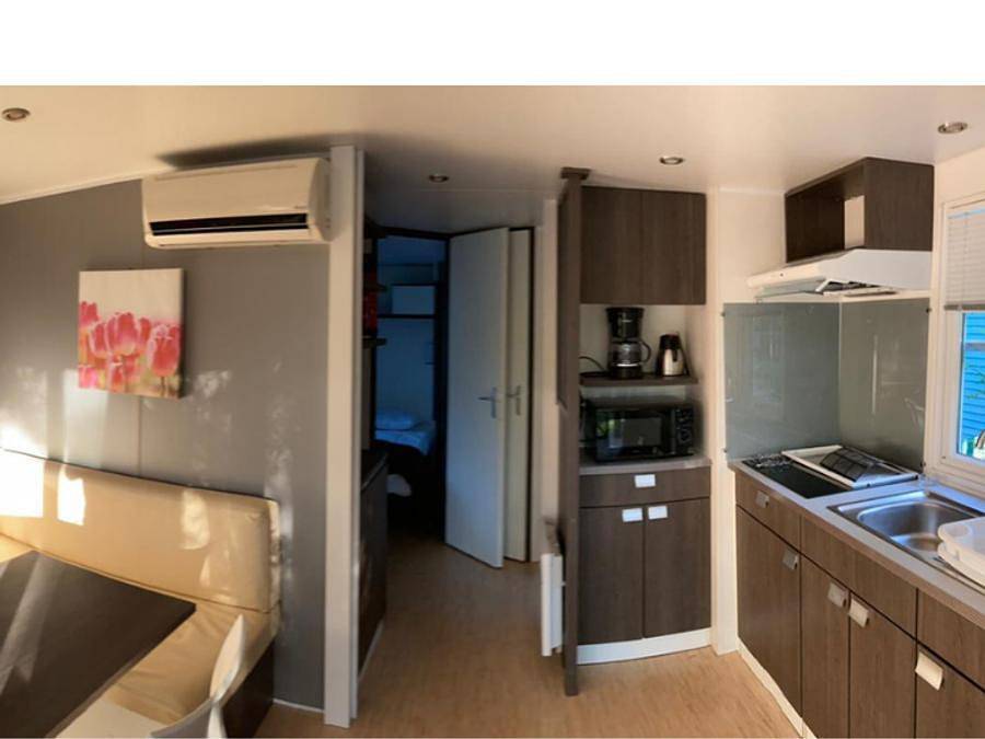 Camping maeva Escapades l'Emeraude du Verdon - Mobilheim 5 personen - Mobil Home Zypresse 3 Zimmer 4/5 Personen Klimatisiert + Tv in Aups, Brignoles Region