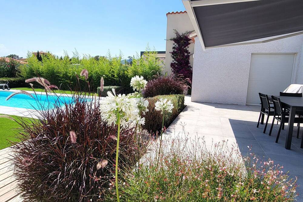 Villa Cycas - Private heated pool - Air conditioning - Wi-Fi - Sun deck - Partial ocean view in La Palme, Mittelmeerküste (Frankreich)
