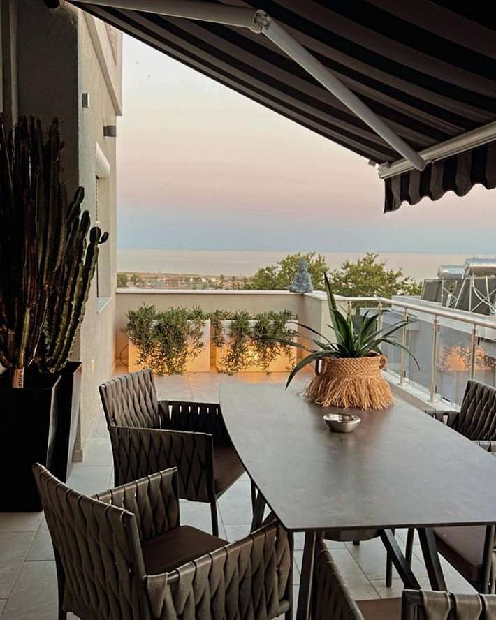 Ferienwohnung für 4 Personen, mit Terrasse und Ausblick - 1