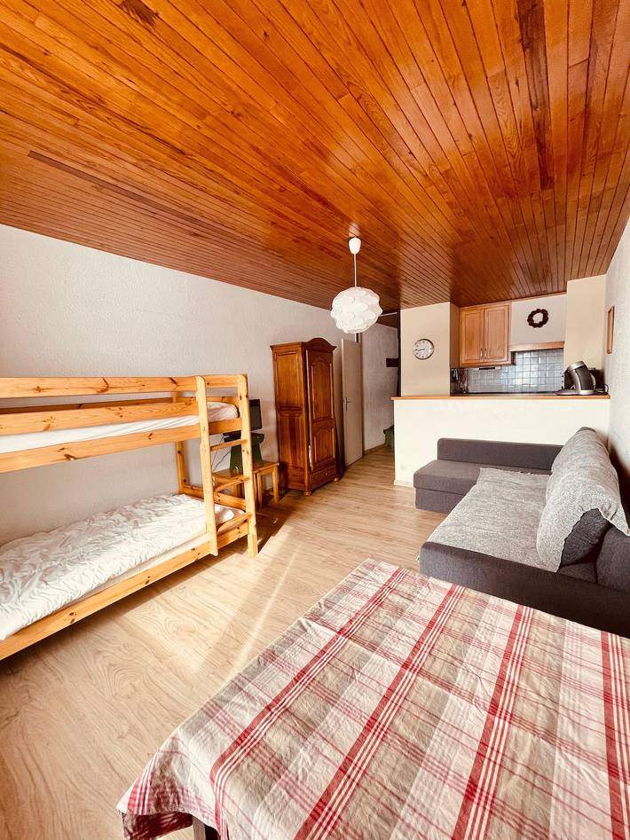 Estudio entero, Estudio Le Chamois para 4 personas a pie de pistas in Chamrousse, Parque Nacional de los Ecrins