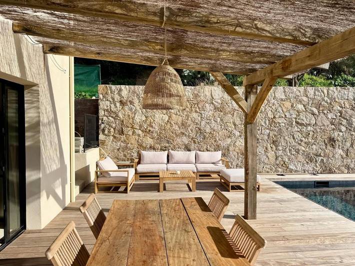 Villa pour 10 personnes, avec vue ainsi que jardin et piscine, animaux acceptés à Corbara - 3