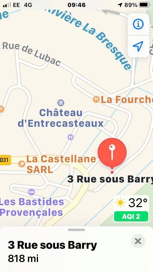Location de vacances pour 6 personnes, avec Terrasse à Entrecasteaux - 3