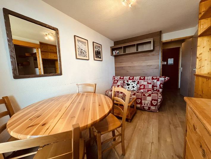 Gîte pour 5 personnes, avec balcon dans Station De Peisey Vallandry