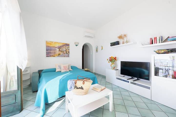 Geheel appartement, Appartement met balkon met zeezicht in Tovere, Amalfi