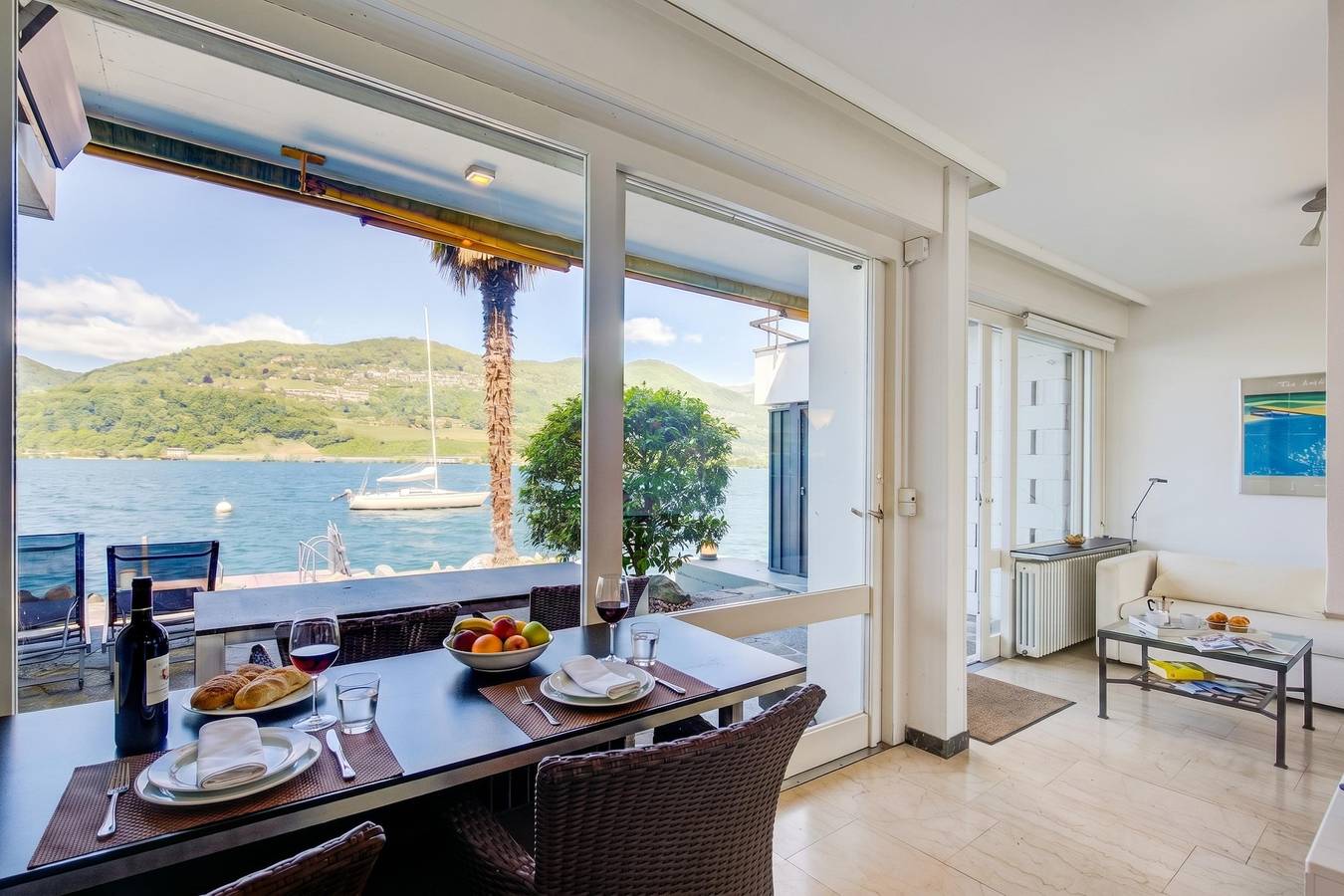 Ferienhaus für 2 Personen mit Balkon in Collina d'Oro, Luganersee