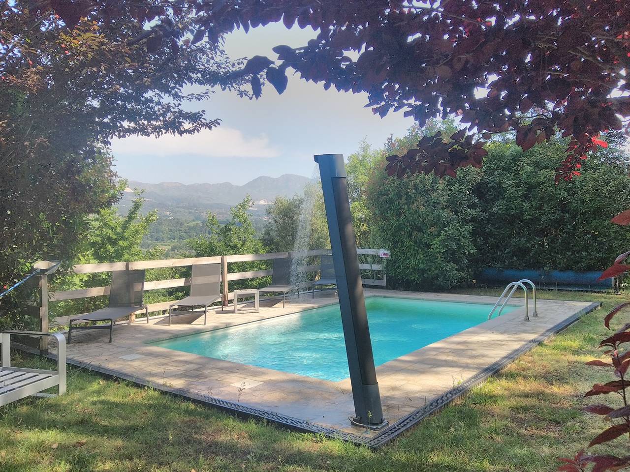 Zelt „Boavista Glamping“ mit Bergblick, privatem Pool und Wlan in Arco de Baúlhe, Arco de Baúlhe e Vila Nune