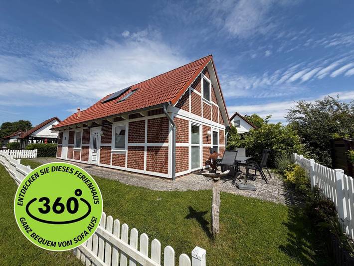 Ferienhaus für 6 Personen, mit Terrasse und Garten in Hollern-Twielenfleth