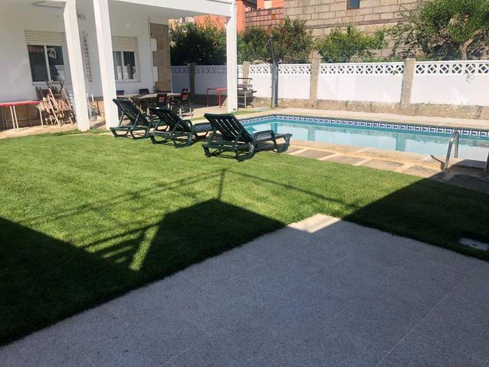 Casa de férias para 7 pessoas, com Terraço e Jardim e ainda Piscina em Baiona (Galiza)