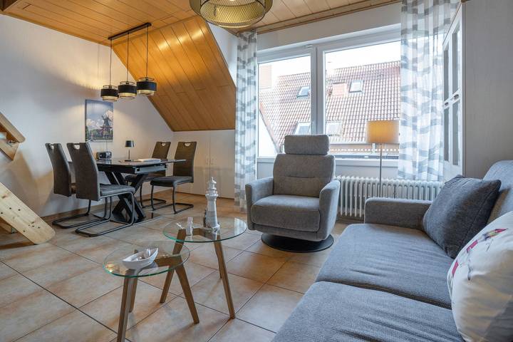 Ferienwohnung für 3 Personen, mit Balkon in Norddeich