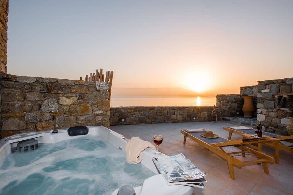 Romantic Mykonian Oasis Suite w Jacuzzi & Sea View, foto 7