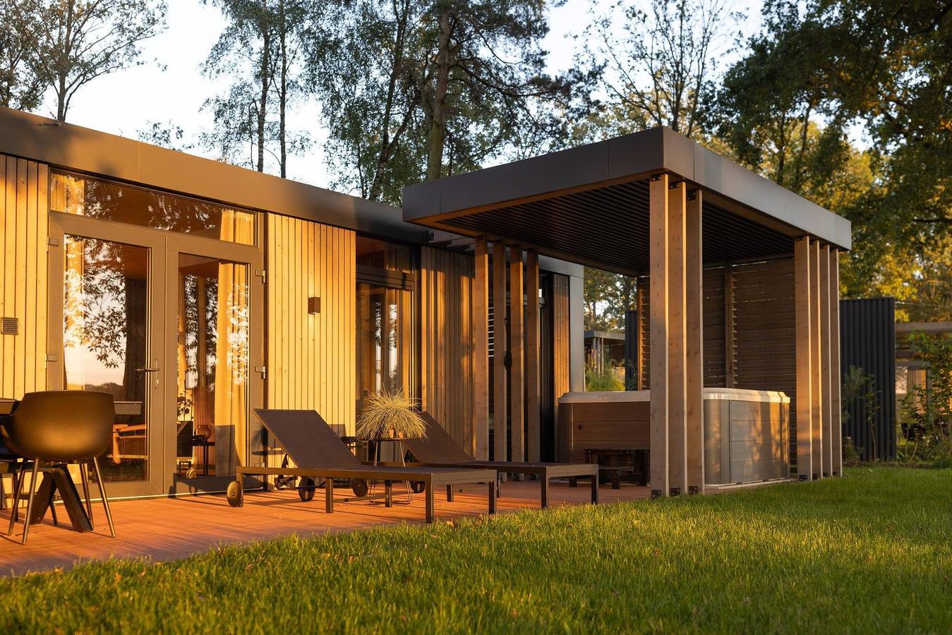Zicht op Twente — Panorama Lodge in Markelo, Twente