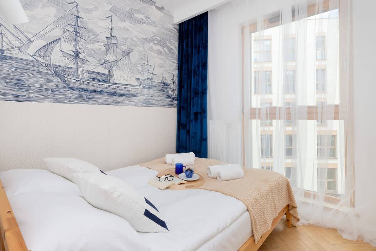 Cały apartament, Apartament wakacyjny dla 4 osób z ogród in Gdańsk, Zatoka Gdańska