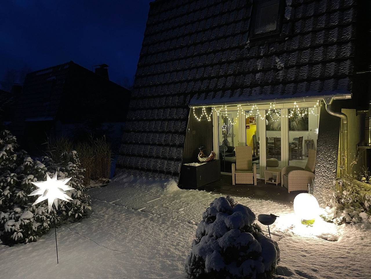 Ferienhaus Auszeit in Lichtenberg am See mit Kamin, Sauna - komfortables Ferienhaus in Lichtenberg max. 4 Personen in Lichtenberg (Oberfranken), Landkreis Hof