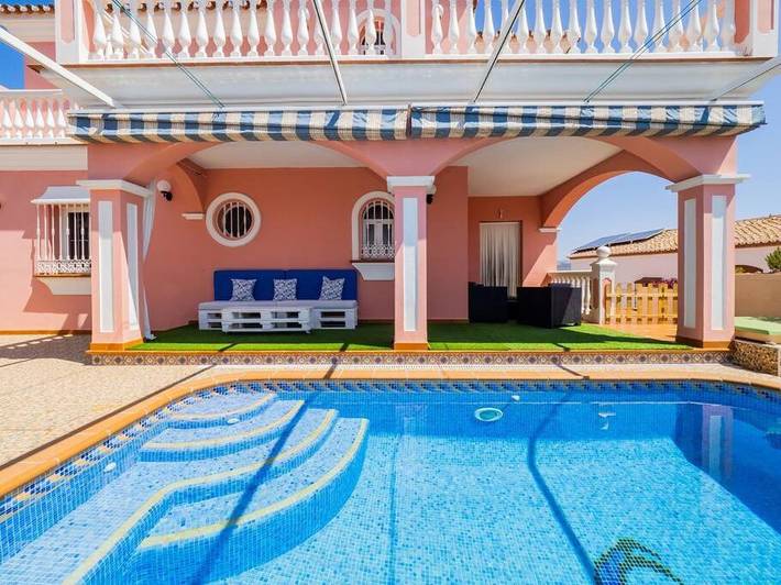 Casa rural para 10 personas, con piscina además de vistas y jardín, Se admiten mascotas en Álora - 3