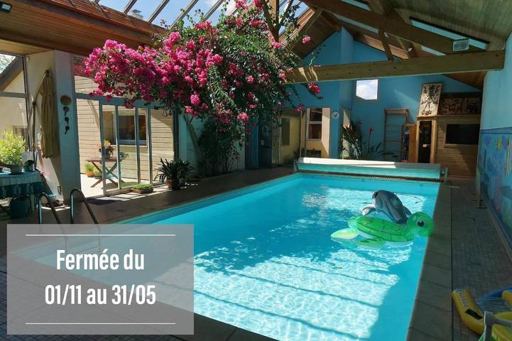 Gîte pour 5 personnes, avec vue et jardin ainsi que piscine et sauna à Vertou - 2
