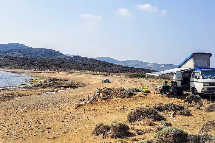 Mobile home for 4 people in Greece