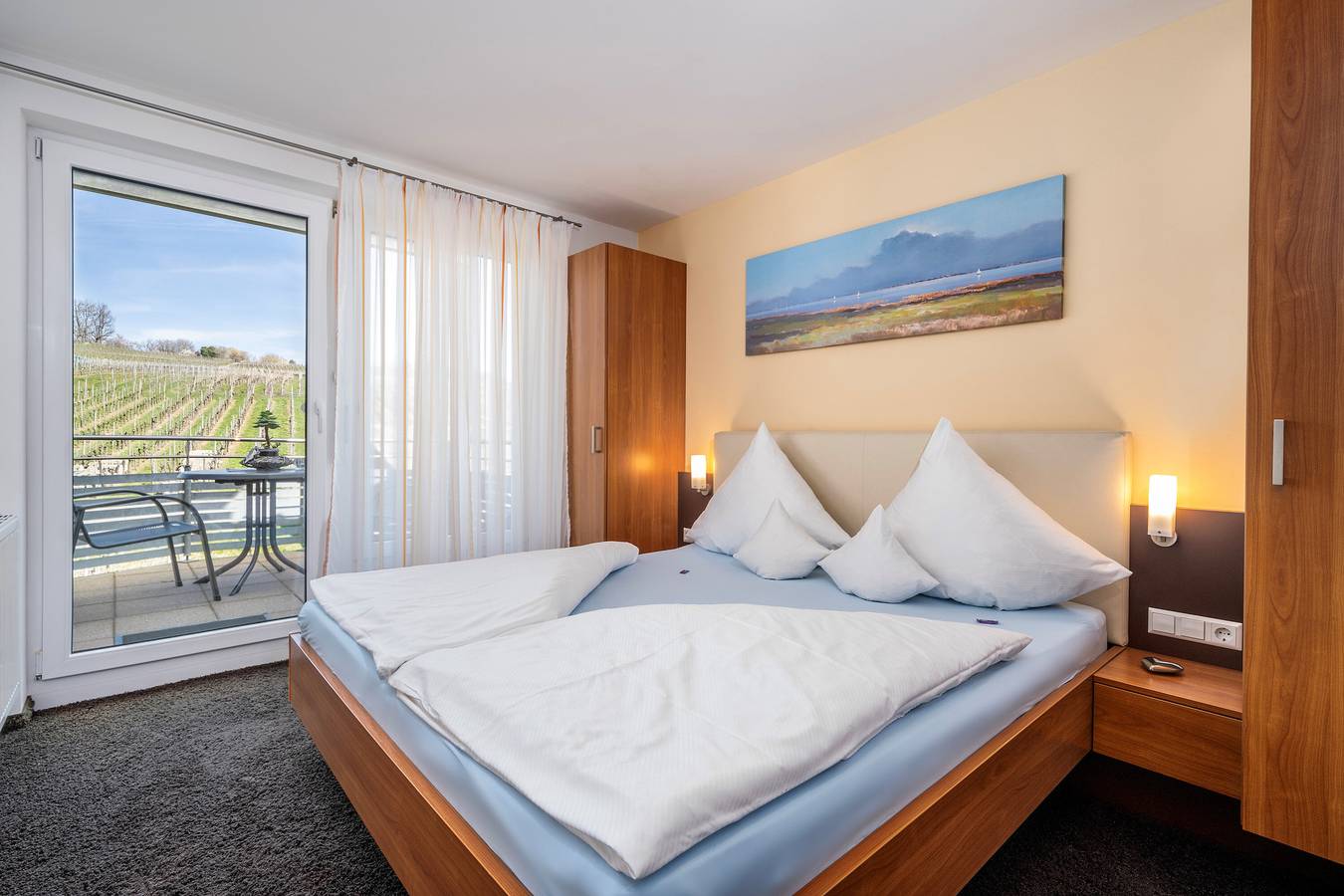 Zimmer '207' mit Gemeinschaftsgarten, Balkon und Wi-Fi in Hagnau am Bodensee, Region Bodensee-Oberschwaben