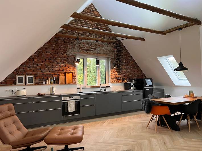 Ferienwohnung für 5 Personen, mit Ausblick in Wiehengebirge