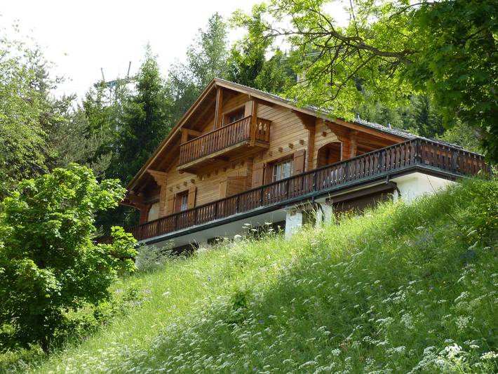 Hütte für 6 Personen, mit Balkon und Balkon/Terrasse in Vercorin