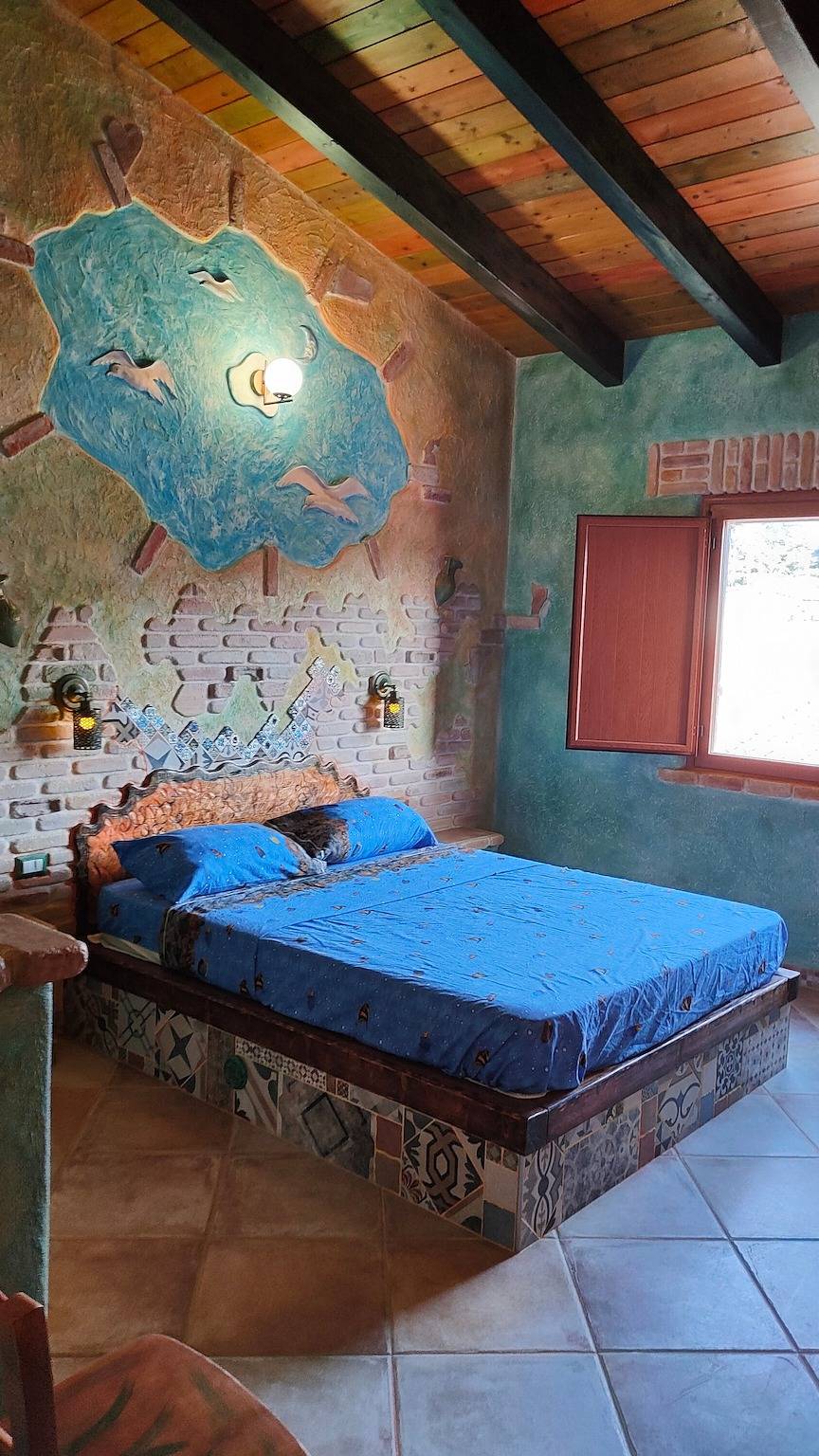 Room 'Battlò' with Mountain View, Shared Terrace and Wi-Fi in Teulada, Cagliari Province