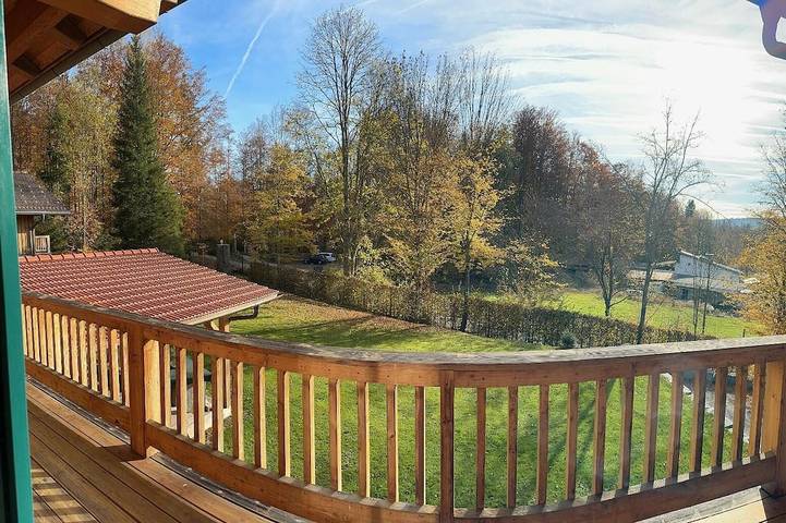 Apartamento inteiro, Double room (23sqm) with balcony in Lindberg, Šumava Mountains