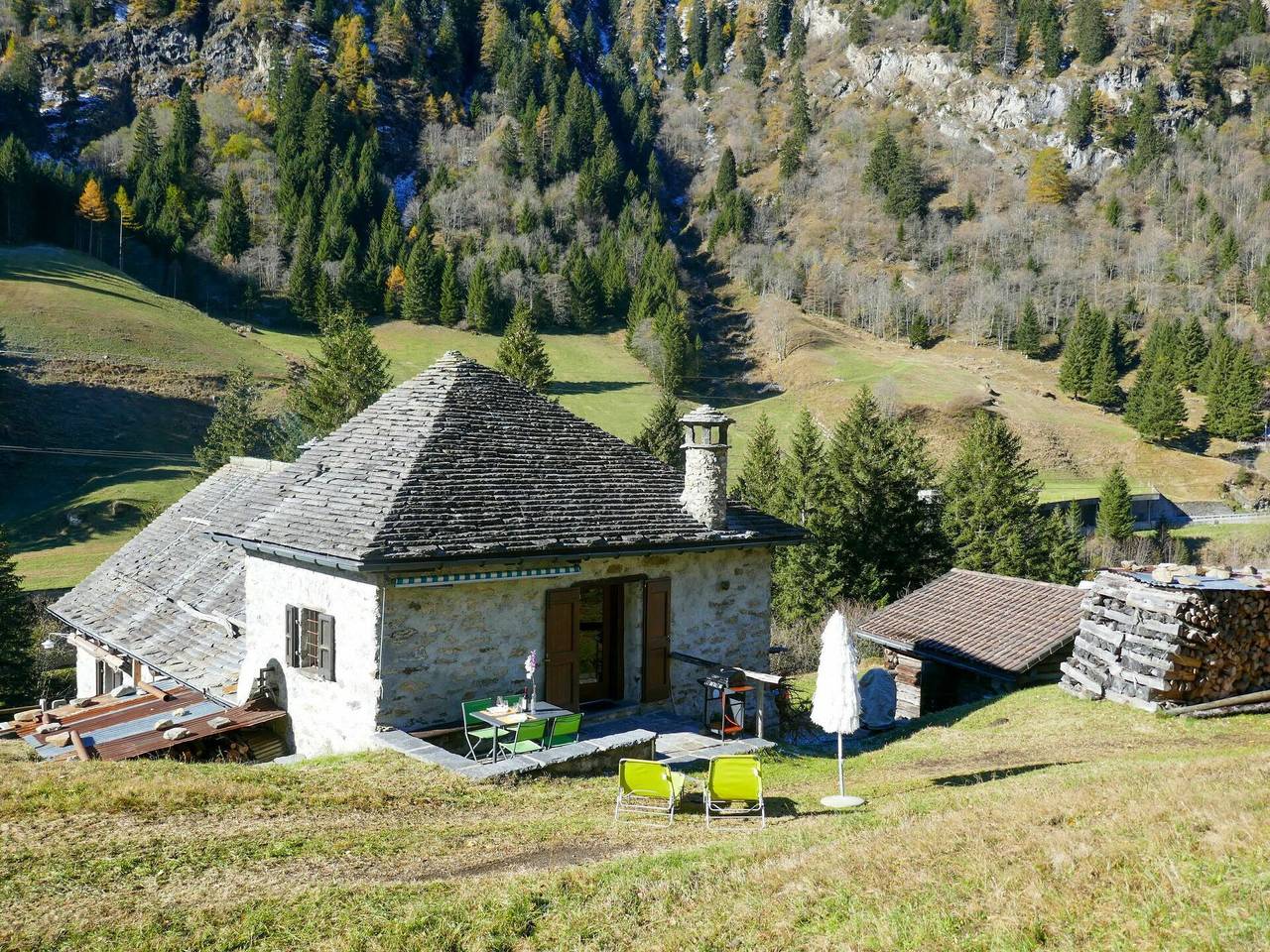 Rustico Stübii - Rustico Stübii 25.1 in Blenio, Lepontinische Alpen
