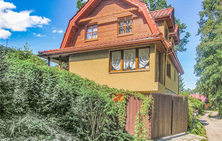 Ferienhaus für 5 Personen mit Terrasse in Powiat Olsztyński