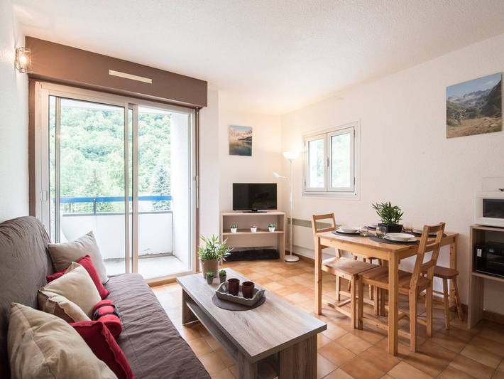 Studio pour 4 personnes, avec balcon