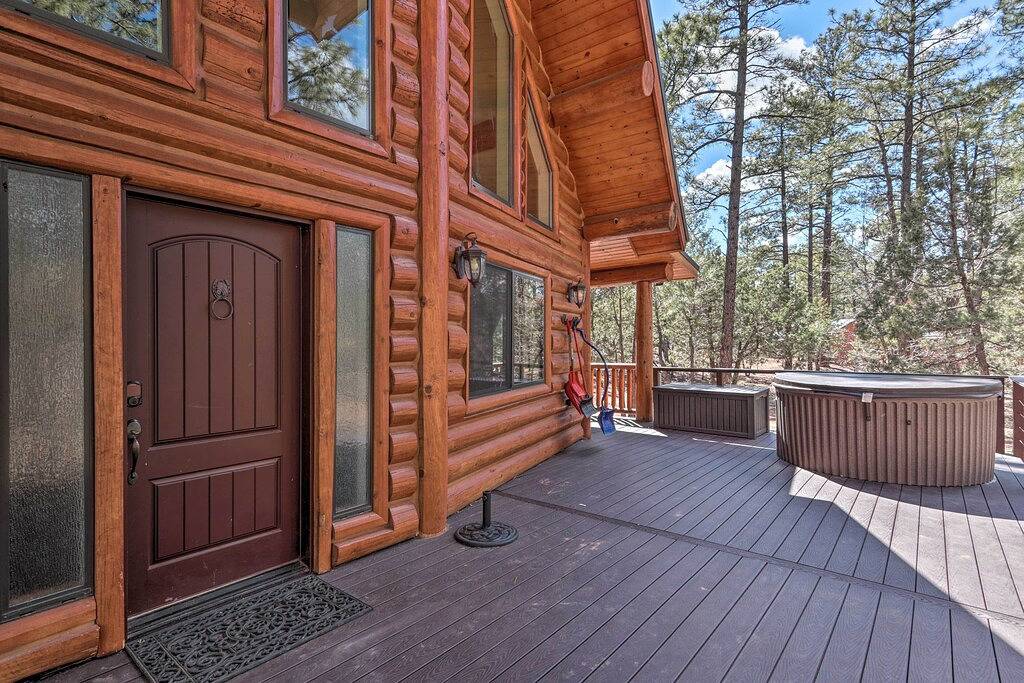 Privates 1 Hektar großes Haus am See mit Whirlpool und Deck! in Show Low, Navajo County