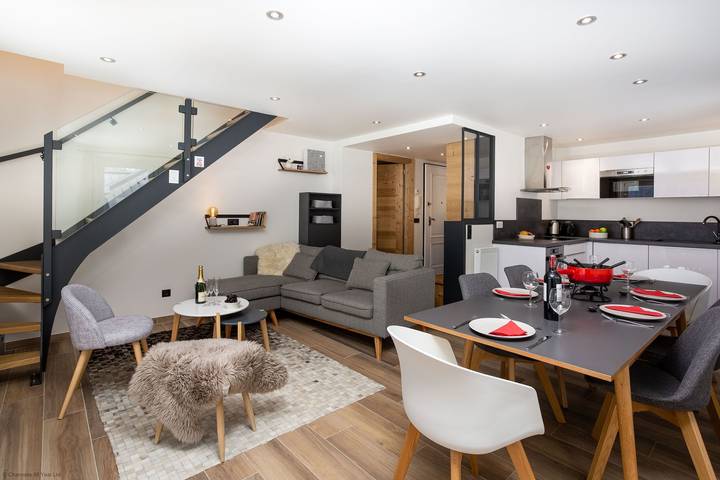 Gîte pour 6 personnes, avec balcon/terrasse et balcon dans Office De Tourisme De La Vallee Blanche - 4