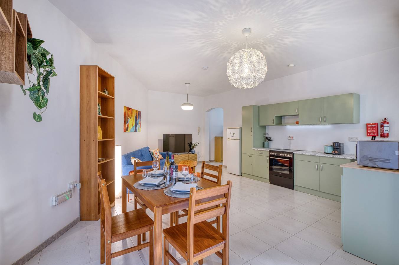 Appartement entier, Appartement de vacances pour 4 personnes avec balcon in Msida, Île de Malte