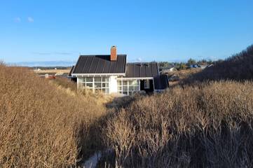 Ferienhaus mit Meerblick für 10 Personen, mit Whirlpool und Sauna sowie Terrasse in Grønhøj Strand