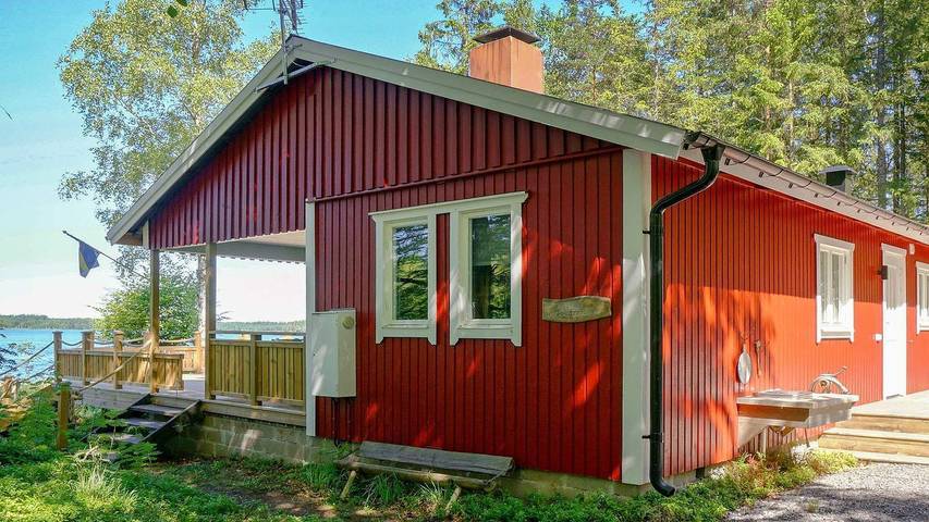 Ferienhaus für 8 Personen, mit Terrasse und Ausblick, mit Haustier in Hylte