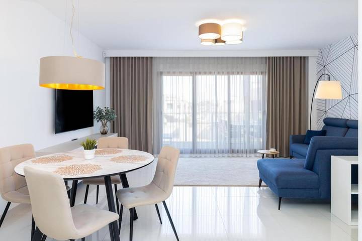 Apartamento para 5 personas, con jardín además de piscina y vistas en Torre de la Horadada