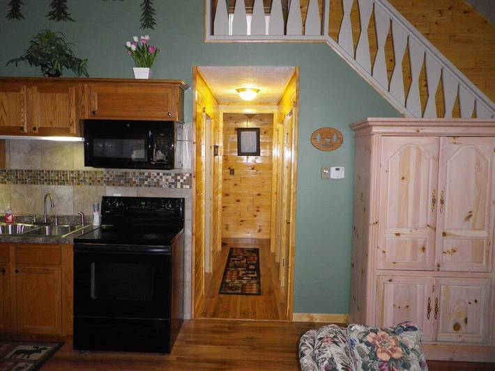 Cabin for 6 people, with yard and terrace in Higgins Lake