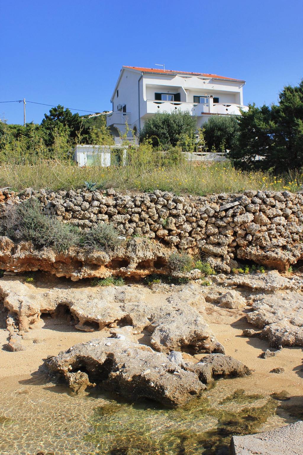 Ganze Wohnung, 2-Zimmer-Ferienwohnung am Strand Stara Novalja, Pag A-9396-a in Stara Novalja, Pag