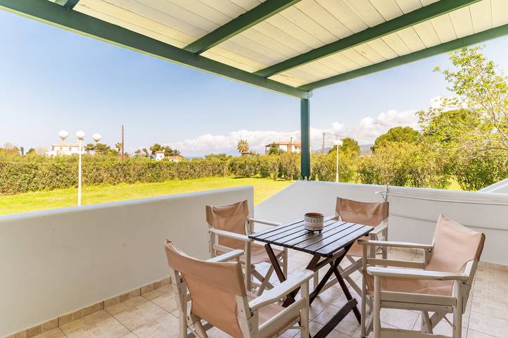 Studio für 4 Personen, mit Balkon und Garten auf den Peloponnes