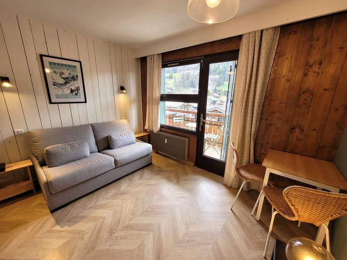 Studio voor 2 personen, met balkon in Les Gets