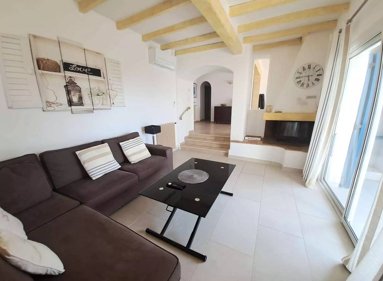 Villa voor 8 personen met uitzicht op zee en zwembad op de hoogten van Grimaud in Grimaud, Draguignan en omgeving